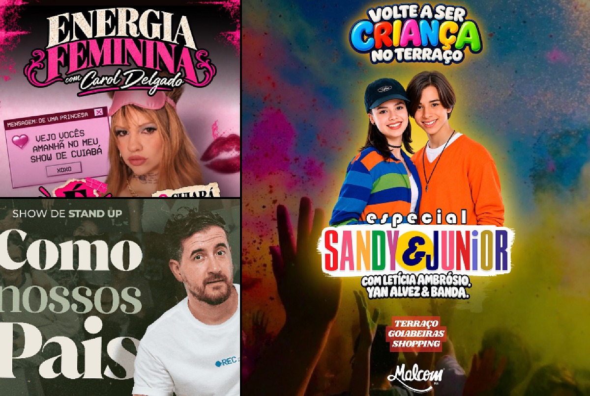 Cuiabá tem programação de música, humor e eventos infantis no feriado