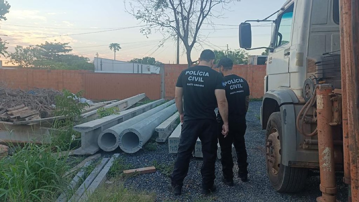 Operação combate desvio de materiais em Várzea Grande e Cuiabá, MT