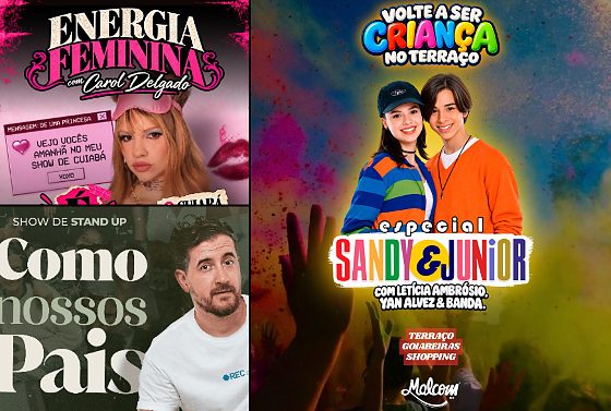 Programação reúne música ao vivo, nostalgia, stand-up, sertanejo, pagode e atividades especiais para o Dia das Crianças.