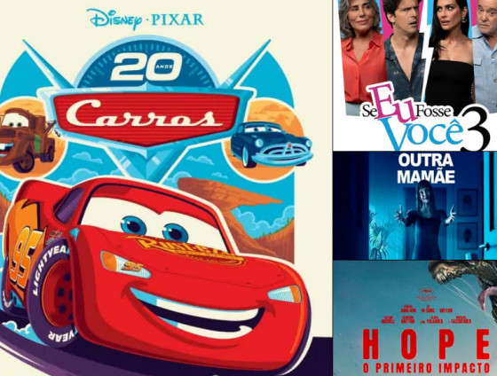 Relançamento de ‘Carros’ e novas sequências de franquias conhecidas são os destaques da programação desta quinta-feira (8).