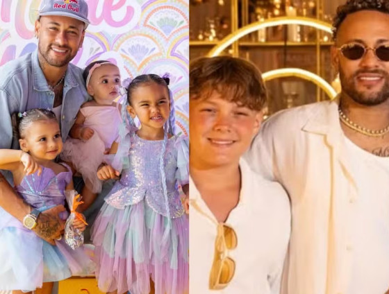 Neymar diz que acompanhar as brincadeiras dos filhos desperta lembranças da própria infância e inspira as memórias que deseja construir com eles.