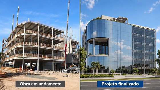 Nova sede da Prefeitura de Sinop tinha 27,6% de execução em maio de 2026, segundo balanço divulgado pelo município.