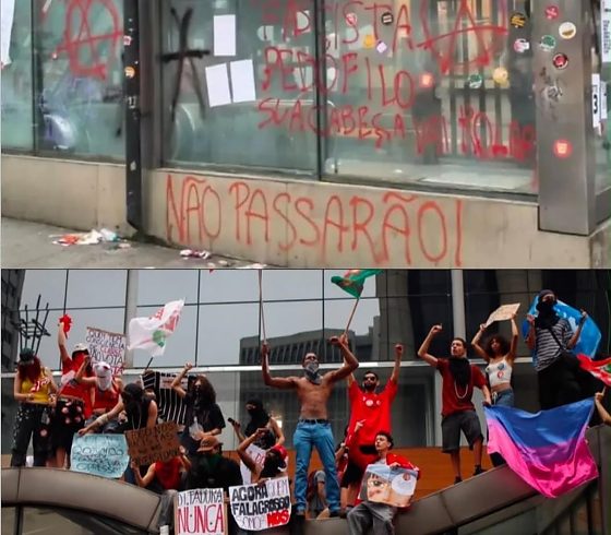 Manifestantes pró-Lula vandalizam metrô usado justamente pela classe que “defendem”