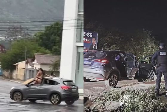 Motorista de Honda HR-V cinza foi preso por dirigir sob efeito de álcool em Barra do Garças