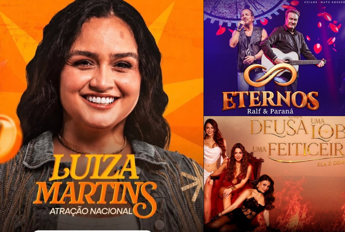 Cuiabá tem programação com música, humor e cultura neste fim de semana