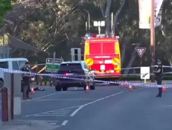 Motorista de 43 anos foi detido após o atropelamento, classificado como deliberado pelas autoridades australianas.