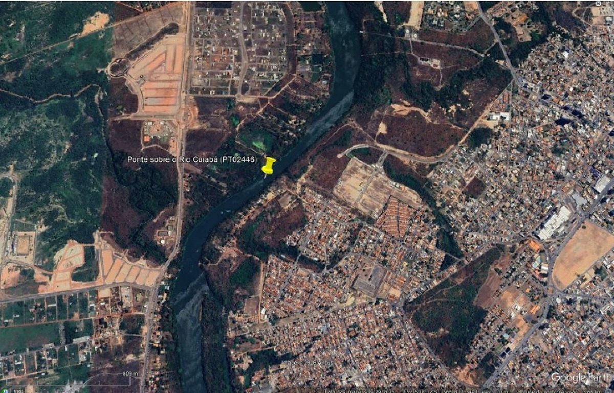 Governo de Mato Grosso contrata obra de ponte entre Cuiabá e Várzea Grande