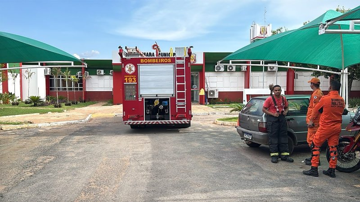 Câmara de Várzea Grande registra princípio de incêndio em MT