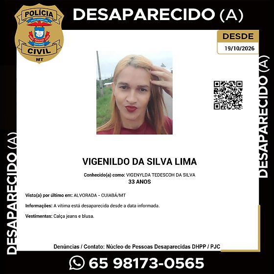 Mulher trans veio do Acre para Mato Grosso e perdeu contato com a família.