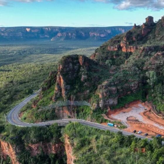 Licitação prevê intervenção no Portão do Inferno, na estrada entre Cuiabá e Chapada dos Guimarães.