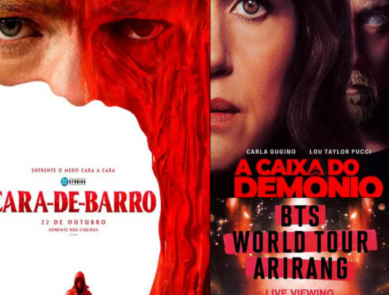 De Cara-de-Barro ao show do BTS, a programação reúne terror, suspense, música e aventuras para diferentes públicos.