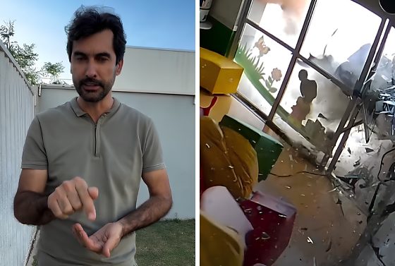Segundo o prefeito, cerca de 180 crianças estavam na unidade no momento do acidente.