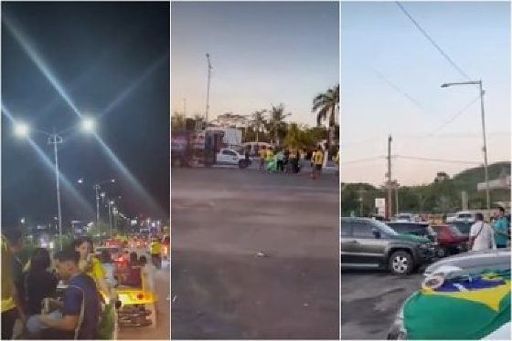 O autor das agressões fugiu e não foi localizado pela Polícia Militar.