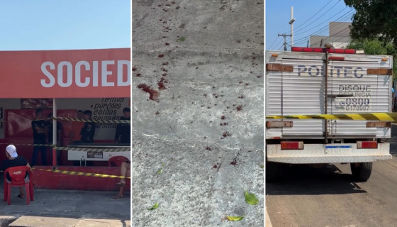 Duplo homicídio ocorreu em um bar na Avenida Santa Tereza, no bairro Jupiara.