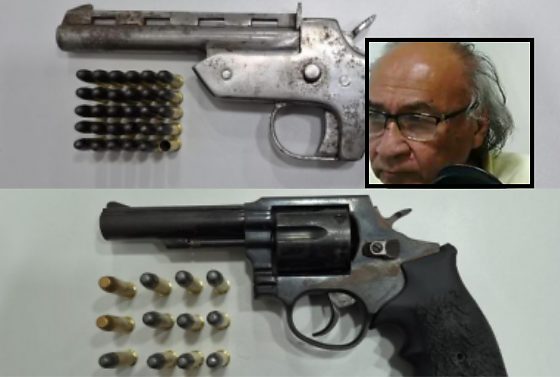 O vice-prefeito de Nobres, Sérgio Shoji Takeuti, teve a prisão mantida após ser flagrado com duas armas de fogo e munições