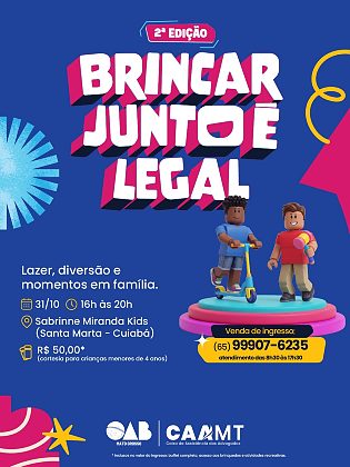 Ingressos podem ser adquiridos pelo WhatsApp, com atendimento das 8h30 às 17h30, segundo as instituições organizadoras.