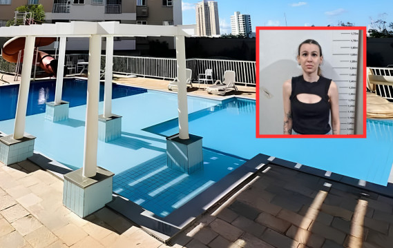 Camylla Cristina da Silva Maggi Scheffer, de 25 anos, foi presa em flagrante por abandono de incapaz
