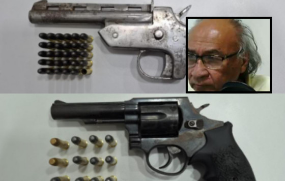 O vice-prefeito de Nobres, Sérgio Shoji Takeuti, teve a prisão mantida após ser flagrado com duas armas de fogo e munições