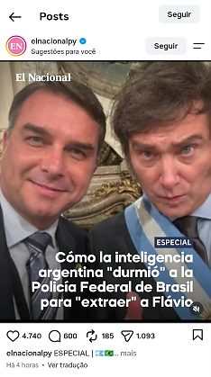 Jornal paraguaio ironiza PF e diz que inteligência argentina a fez “dormir”