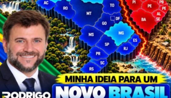 O prefeito defendeu discutir maior autonomia regional e a possibilidade de separar a região do restante do país.