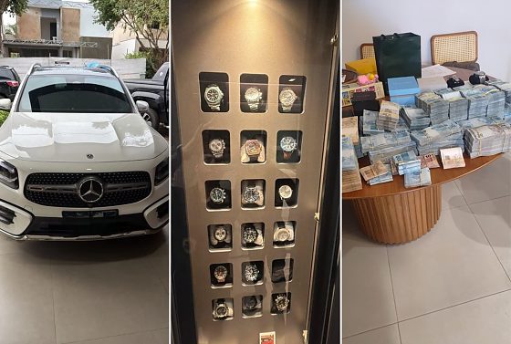 PF apreende montanhas de dinheiro, relógios de luxo e carros durante operação no TCE-MT