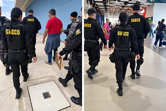 Fiscal foi preso no Aeroporto Municipal Presidente João Batista Figueiredo, em Sinop.