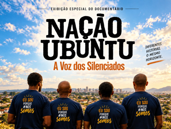 Documentário “Nação Ubuntu – A Voz dos Silenciados” será exibido no dia 4 de novembro.